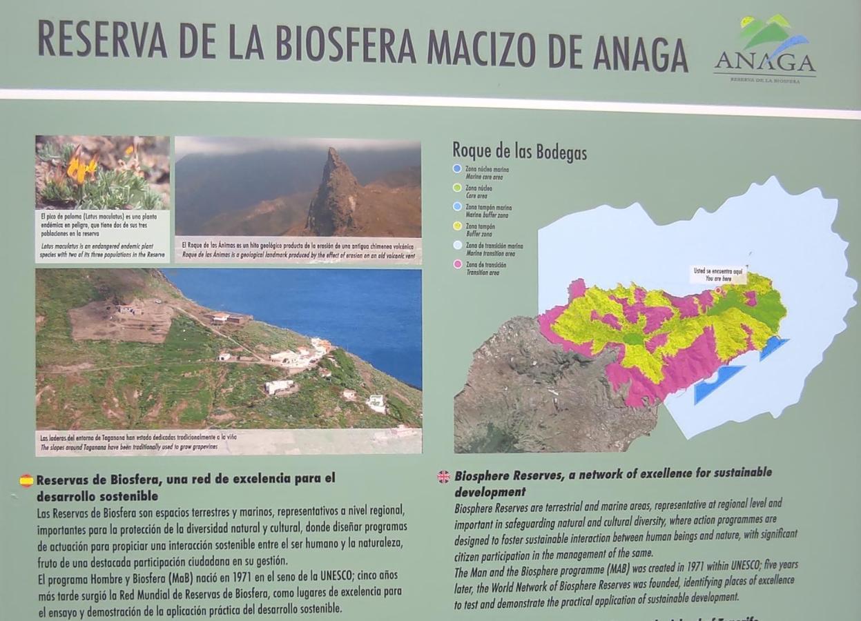 Casa en Anaga con Wifi - Reserva de la Biosfera Santa Cruz de Tenerife Exterior foto